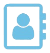 Simplified user profile icon